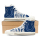 indianapolis colts mens high top sneakers high top