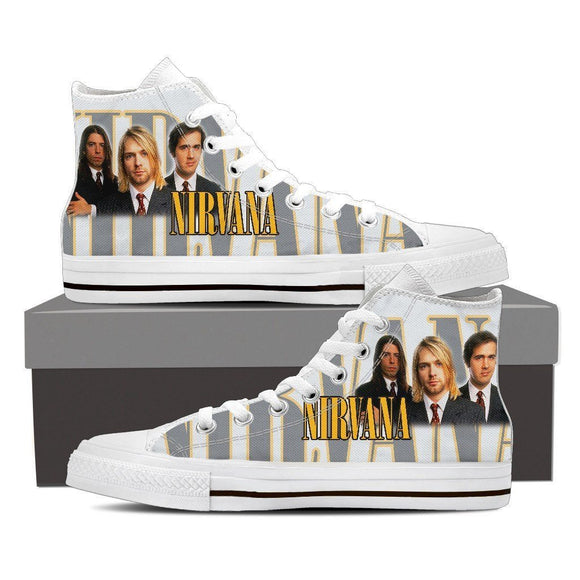 nirvana mens high top sneakers