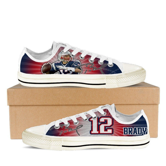 tom brady ladies low cut sneakers
