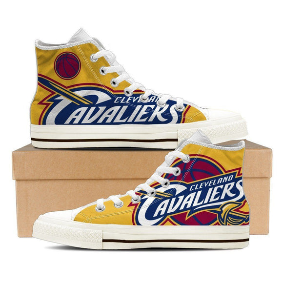 cleveland cavaliers ladies high top sneakers
