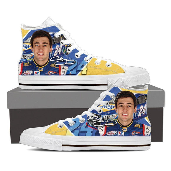 chase elliott mens high top sneakers