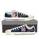 justin verlander mens low cut sneakers cut