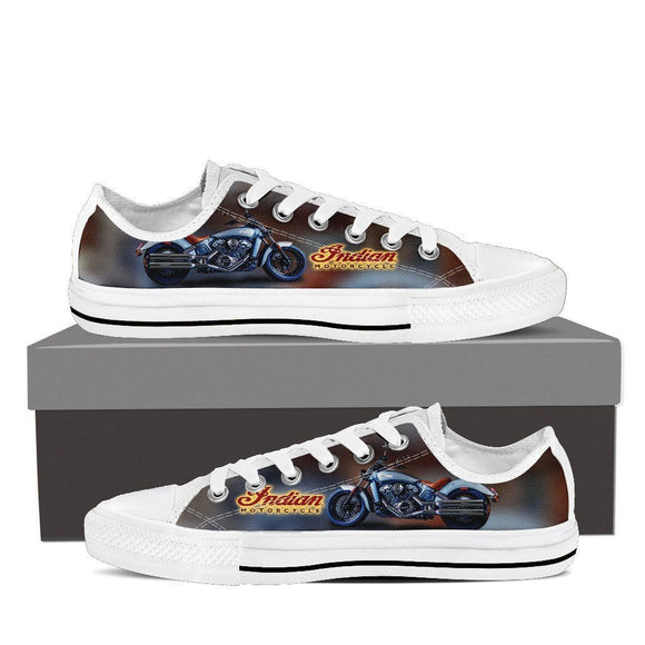 indian motorcycles mens low cut sneakers