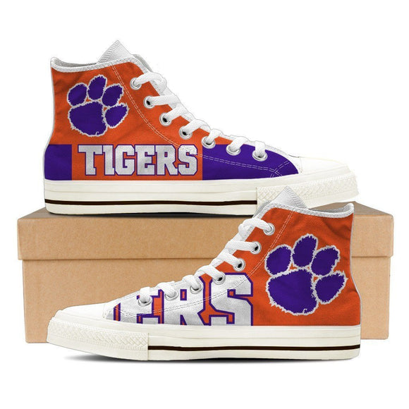clemson tigers mens high top sneakers high top