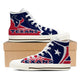 houston texans mens high top sneakers high top