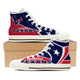 houston texans ladies high top sneakers
