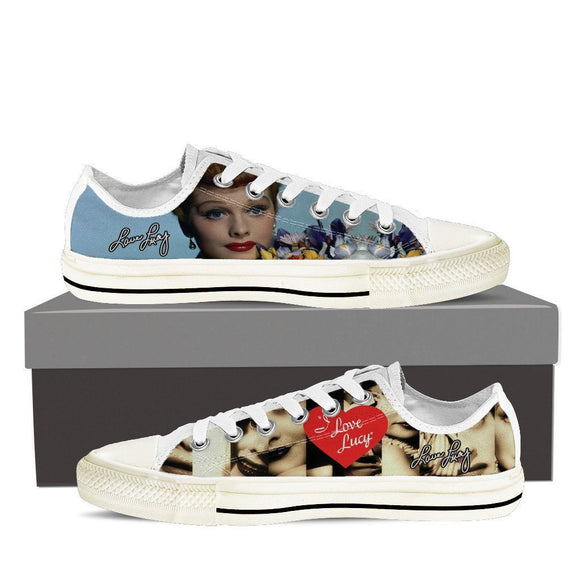 lucille ball ladies low cut sneakers