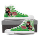 cheech and chong mens high top sneakers