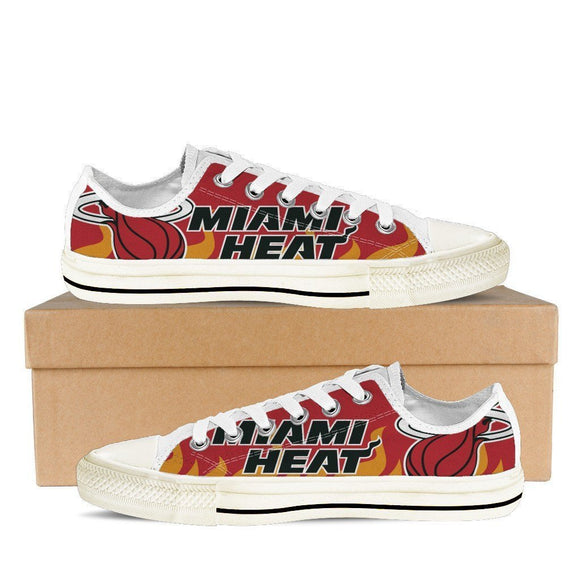 miami heat ladies low cut sneakers