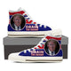 drain the swamp ladies high top sneakers