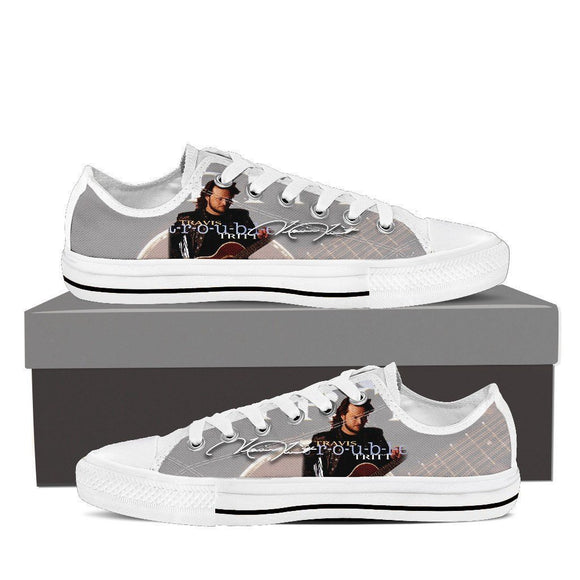 travis tritt mens low cut sneakers