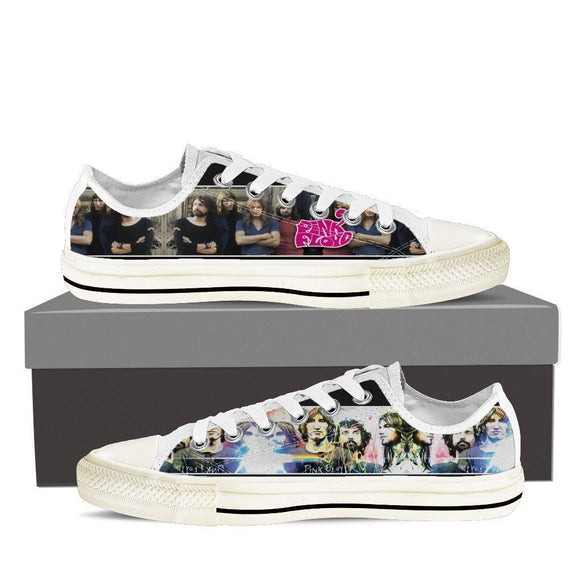 pink floyd mens low cut sneakers