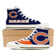 chicago bears ladies high top sneakers