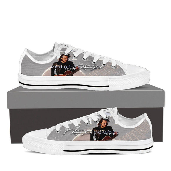 travis tritt ladies low cut sneakers