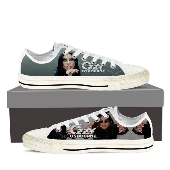ozzy osbourne mens low cut sneakers