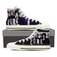 the cure mens high top sneakers