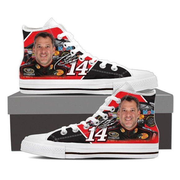 tony stewart mens high top sneakers