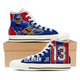 odell beckham jr mens high top sneakers high top
