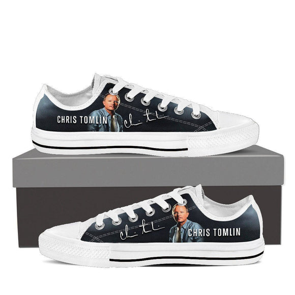 chris tomlin mens low cut sneakers