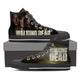 walking dead ladies high top sneakers