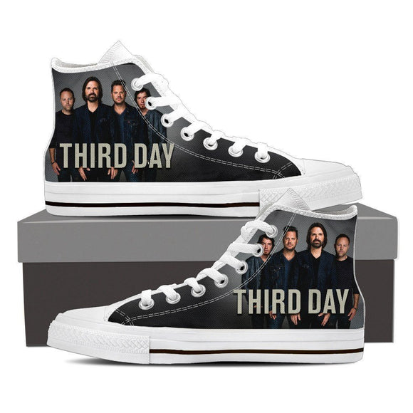 third day band ladies high top sneakers