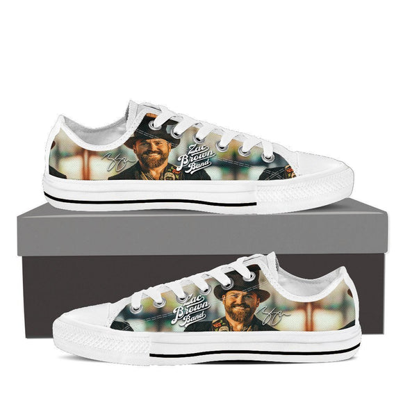 zac brown band mens low cut sneakers