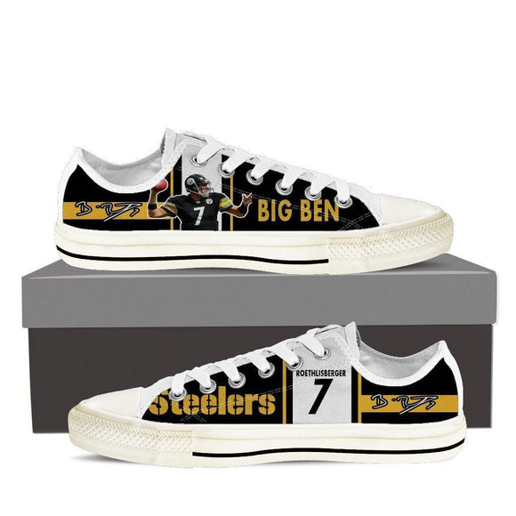 ben roethlisberger mens low cut sneakers cut