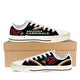 arizona cardinals ladies low cut sneakers