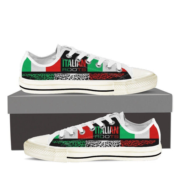 italian roots ladies low cut sneakers