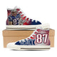 rob gronkowski ladies high top sneakers
