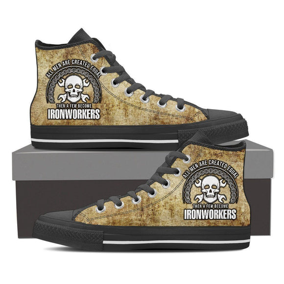 ironworkers ladies high top sneakers