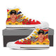 joey logano mens high top sneakers