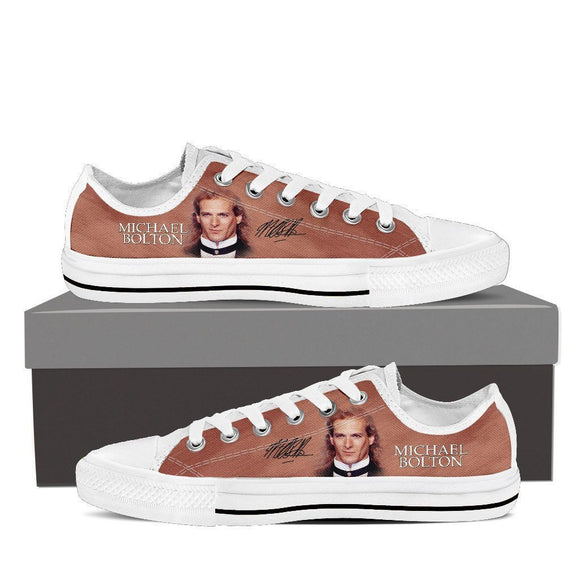 michael bolton ladies low cut sneakers