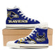baltimore ravens ladies high top sneakers