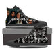 metallica mens high top sneakers