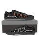 metallica ladies low cut sneakers