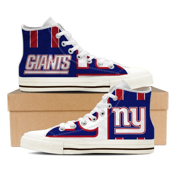 new york giants ladies high top sneakers