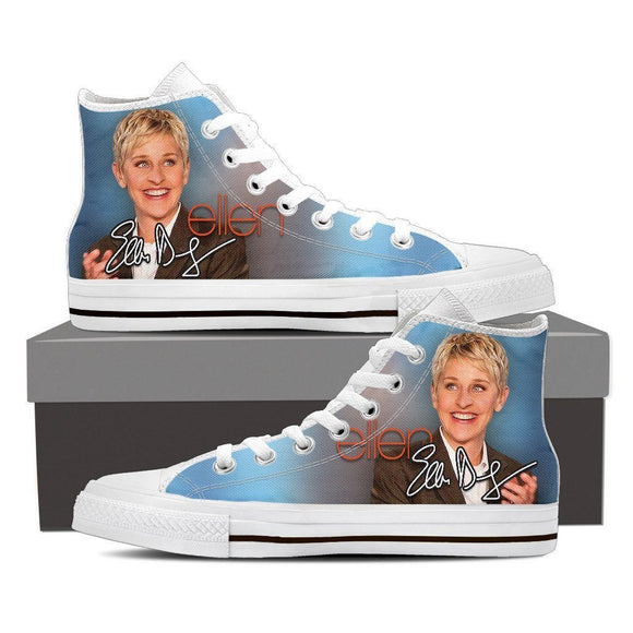 ellen degeneres ladies high top sneakers