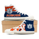 auburn tigers ladies high top sneakers