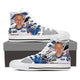 clint bowyer mens high top sneakers