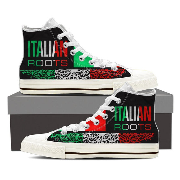 italian roots ladies high top sneakers