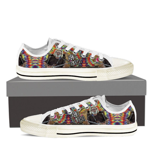 jerry garcia signature ladies low cut sneakers