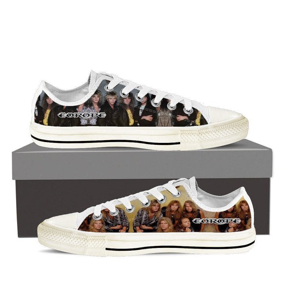 europe band mens low cut sneakers
