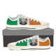 irish roots mens low cut sneakers cut