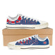 chicago cubs ladies low cut sneakers