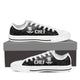 chef skull knifes ladies low cut sneakers