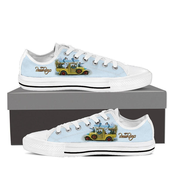 the beach boys mens low cut sneakers
