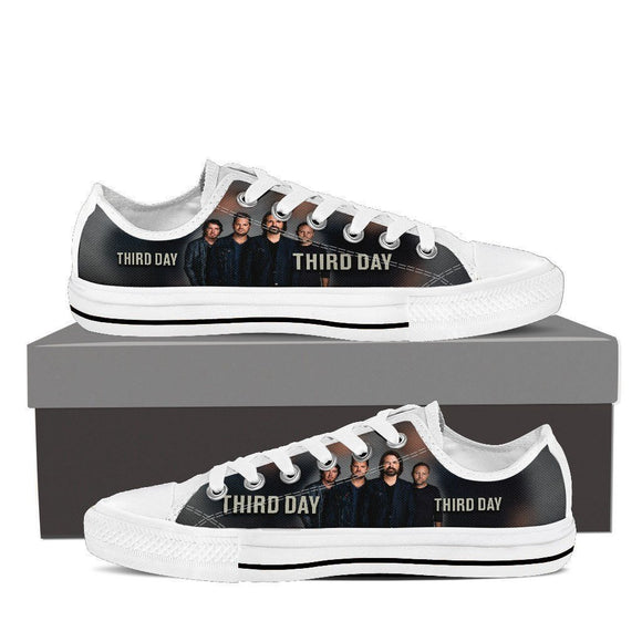 third day band mens low cut sneakers
