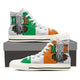irish roots mens high top sneakers high top