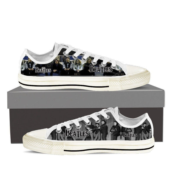 the beatles ladies low cut sneakers